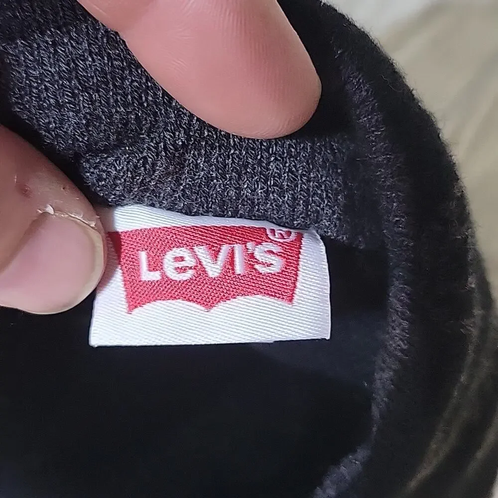 Levi's Grey/Black Knit Neck Warmer